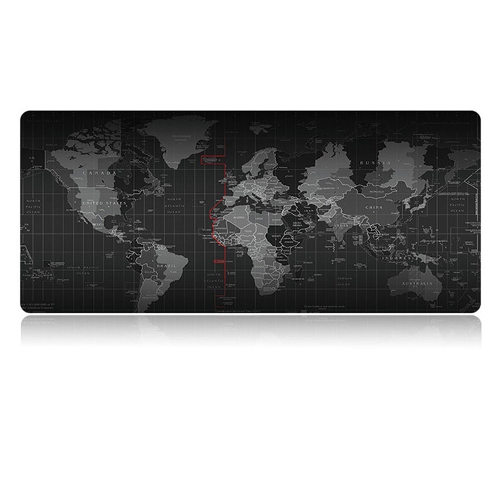 Grote Muismat Wereldkaart - 60x30cm