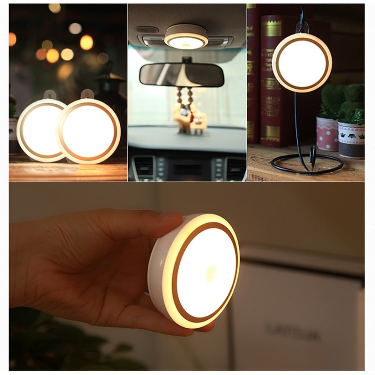 Draadloze LED-verlichting op batterijen /  lamp met afstandsbediening - Warm wit