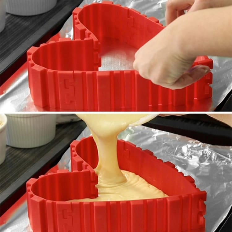 Vormbare siliconen cakevorm - ontwerp je eigen cake