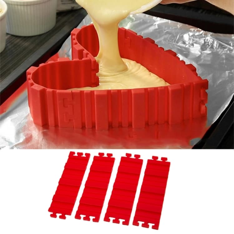 Vormbare siliconen cakevorm - ontwerp je eigen cake