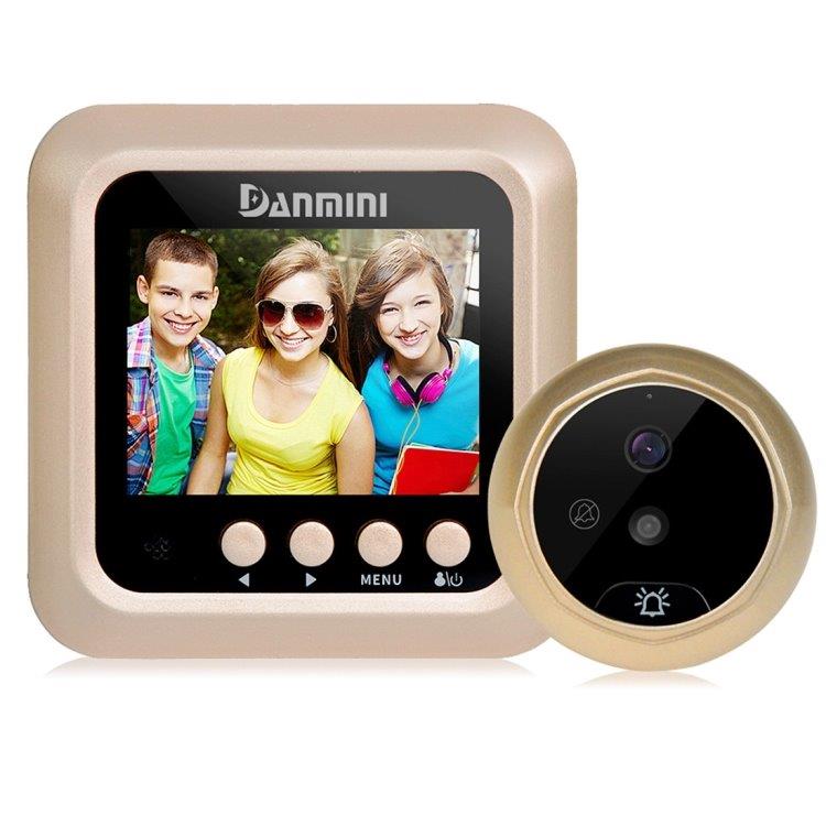 Deurcamera Danmini 2.4" scherm 2.0MP met video-opname