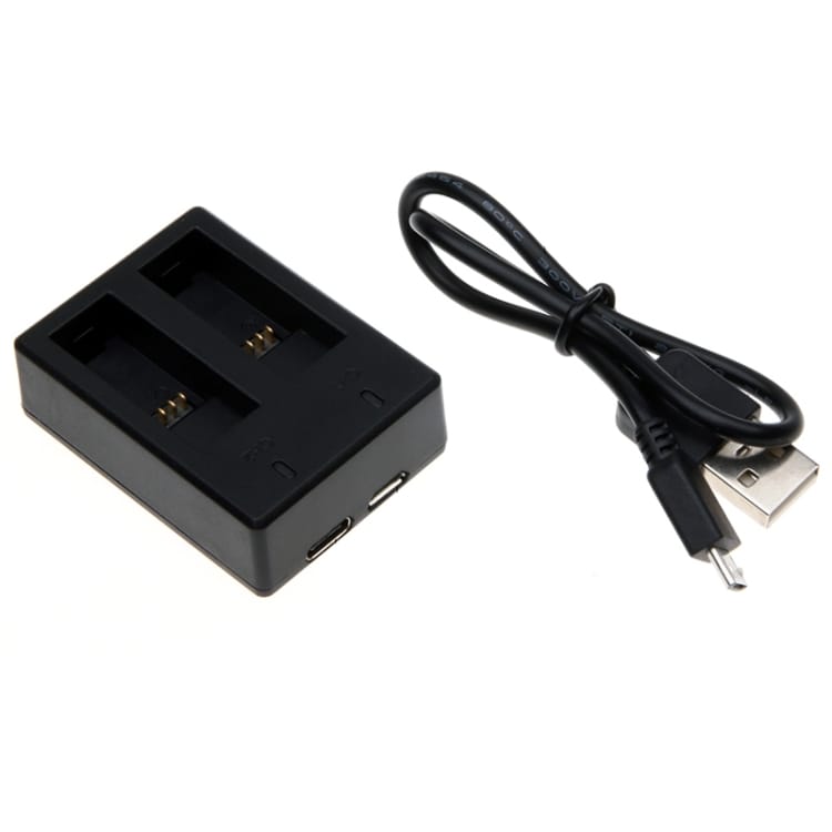 oplader voor dubbele Gopro HERO 5-batterijen – USB-kabel