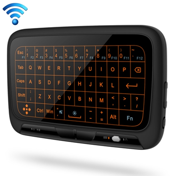Draadloos mini toetsenbord met Full Touchpad en instelbare verlichting