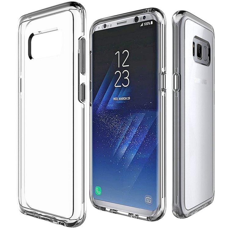 Crystal Case Samsung Galaxy S8 met metaalknoppen