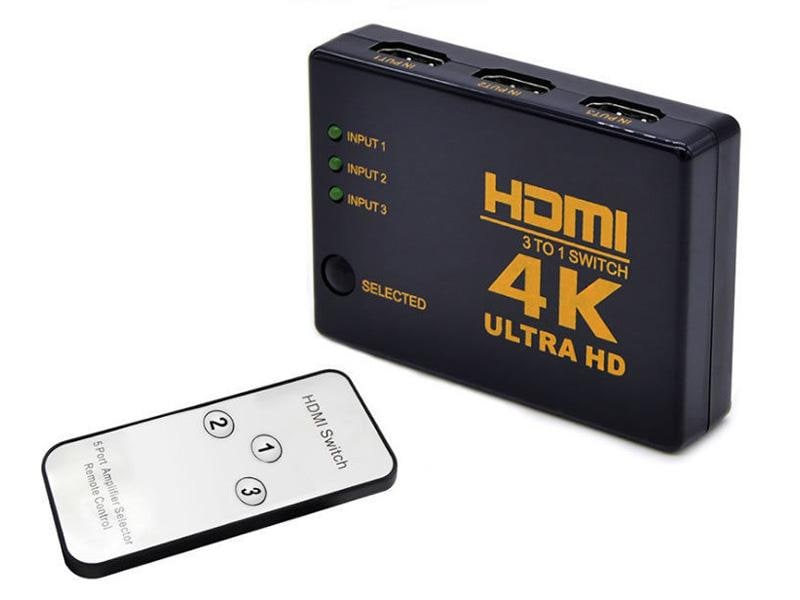 HDMI 4K Ultra HD Switch - 3 Poorten
