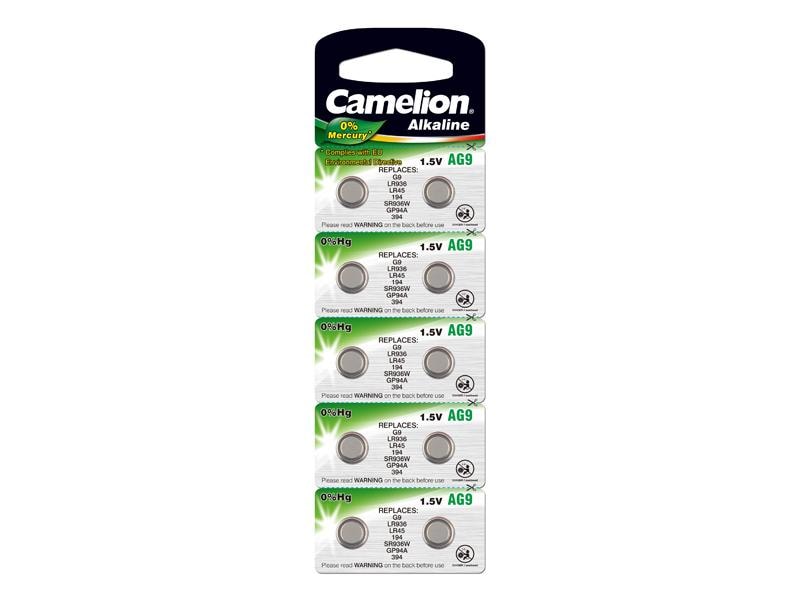 Camelion AG9 / 94 / LR936 Knoopcelbatterij 10-pack
