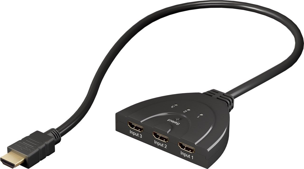 Goobay HDMI-Switch 3 in / 1 uit