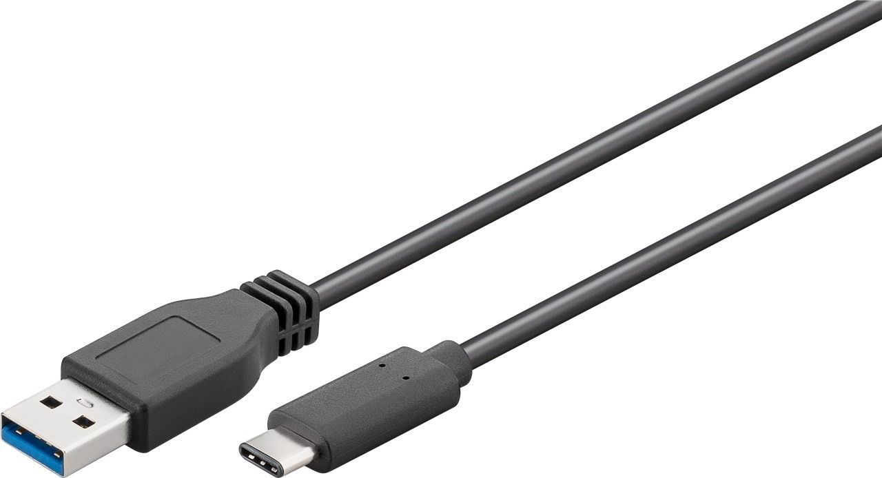 Goobay USB A 3.0 naar USB-C kabel 0,5 meter