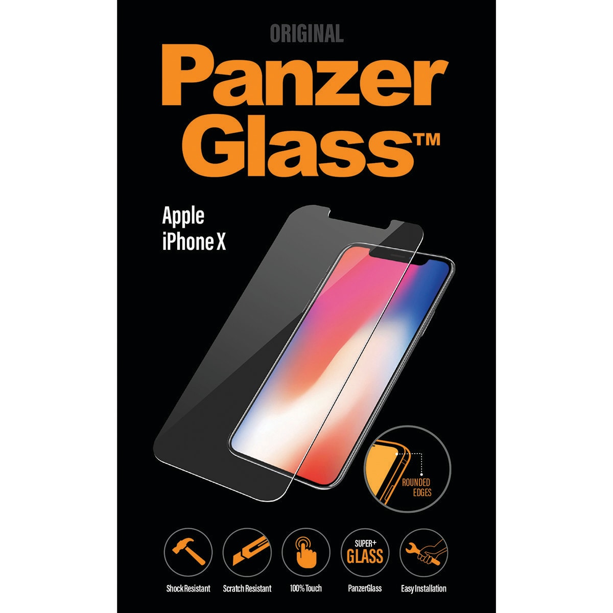 PanzerGlass Screenprotector iPhone X / XS