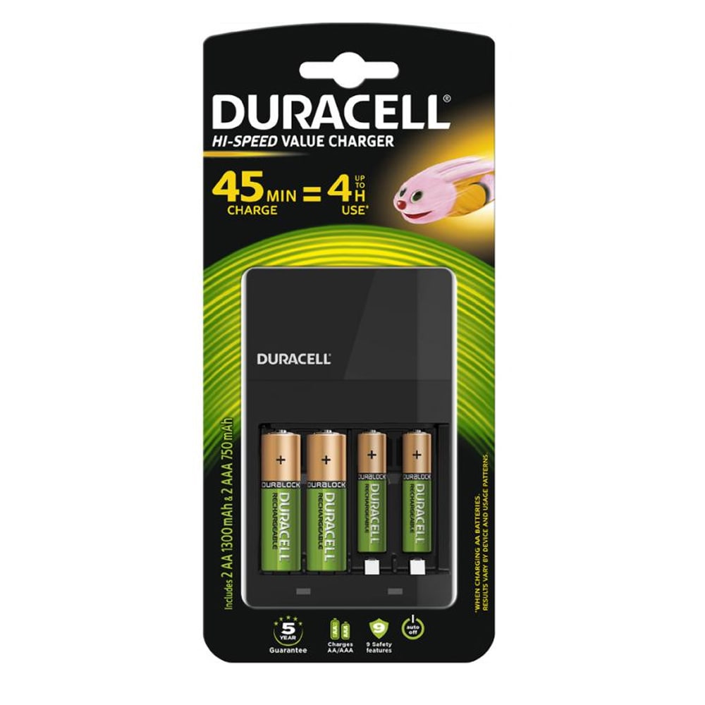 Duracell Hi-Speed Batterijlade AA/AAA
