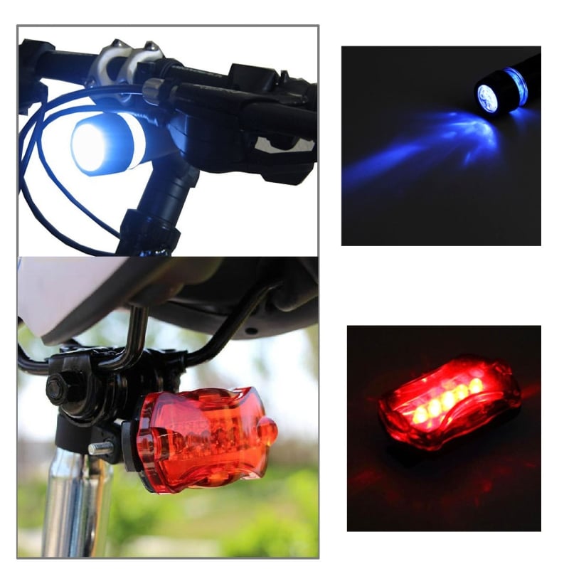 LED fietsverlichting - voor en achter