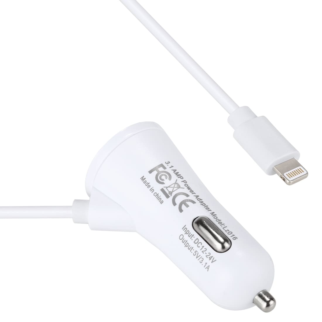 iPhone autolader 3.1A + 2st USB laadcontact