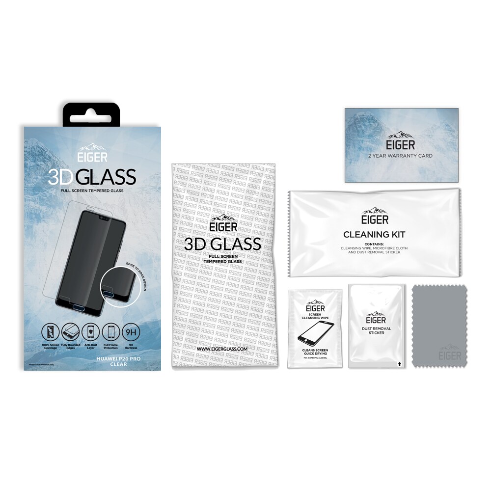 Eiger 3D Glass Screen Protector Huawei P20 Pro