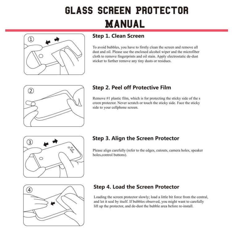 Screenprotector van gehard glas voor Huawei P20 Lite
