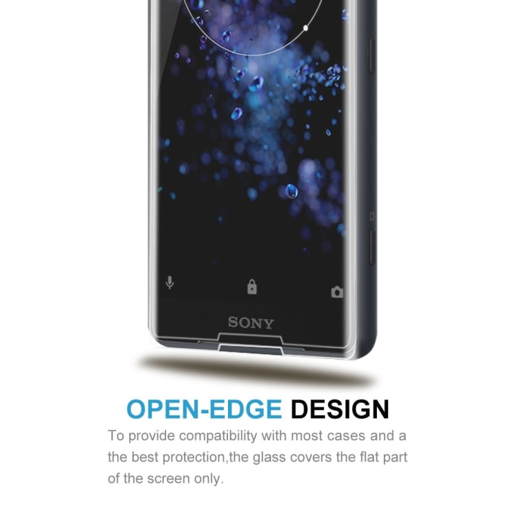 Displaybeschermer in gehard glas Sony Xperia XZ2