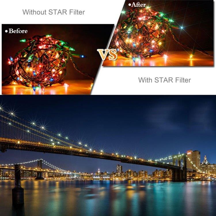 Lens Filter Set Star Effect + ND4 + ND8 + ND16 + CPL DJI MAVIC Air