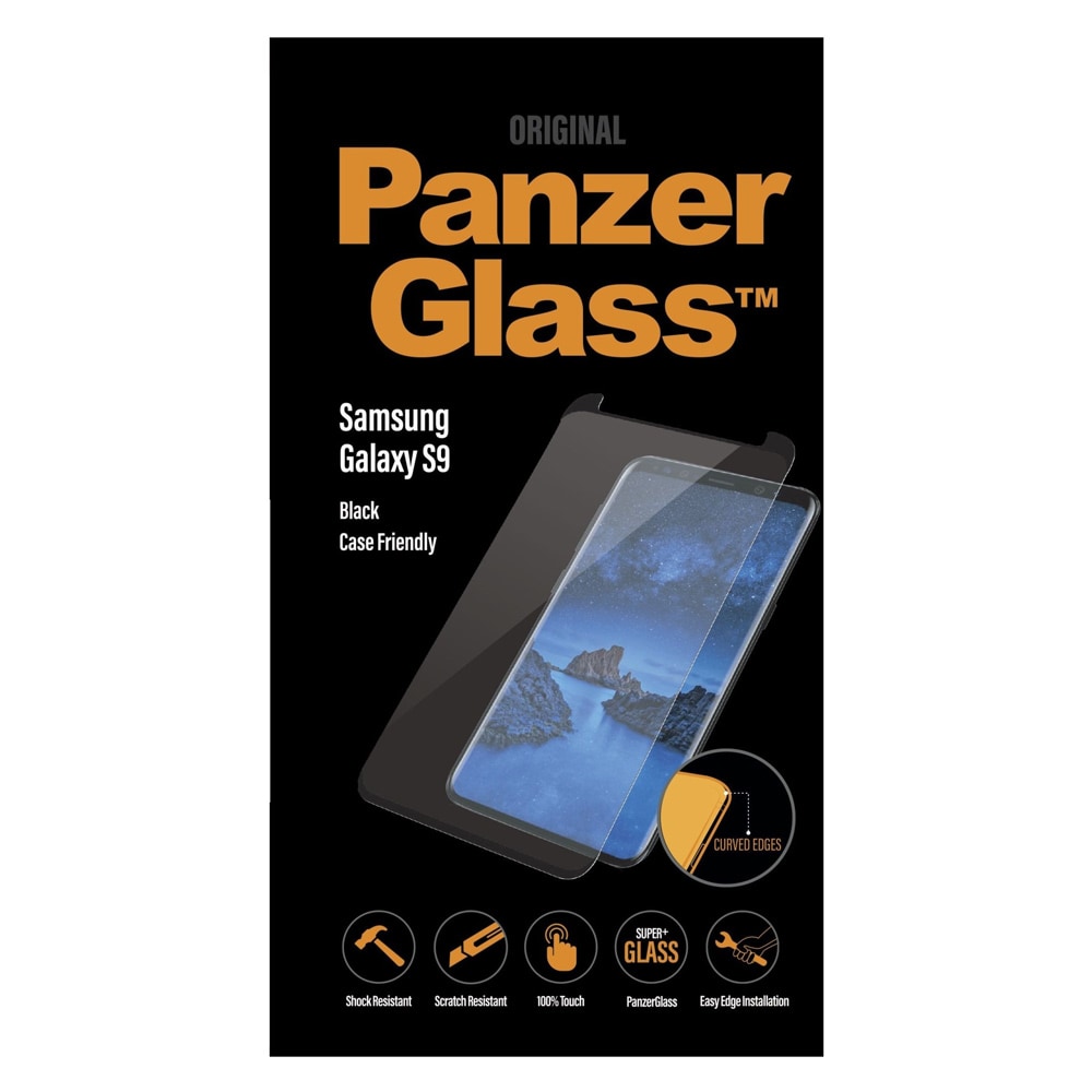 PanzerGlass Screenprotector voor Samsung Galaxy S9 Black