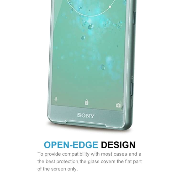 Screenprotector / displaybeschermer gehard glas voorSony Xperia XZ2 Compact