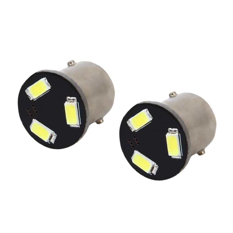 LED Diodelamp 1156/BA15S/P21W 0.5W 30LM 3 SMD-5630 10-pack