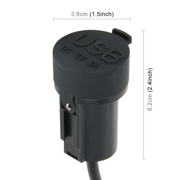 USB-aansluiting Motorfiets 2XUSB