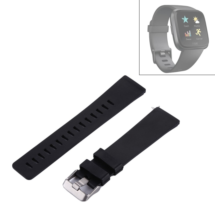 Armband Fitbit Versa Silicon Zwart
