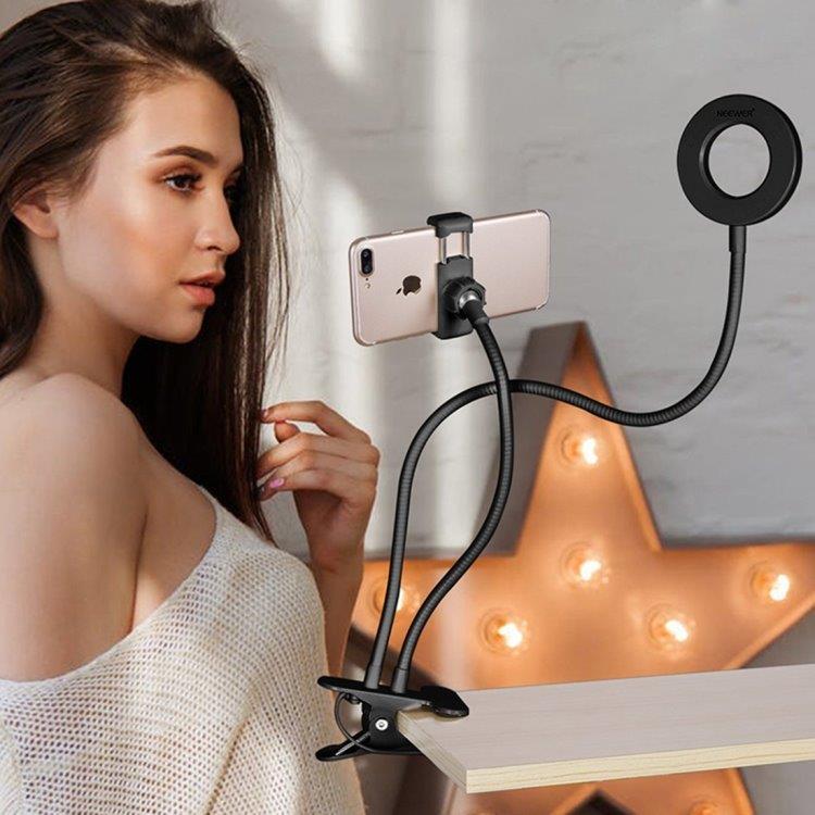 Selfie Ring / selfie lamp met afstandsbediening en mobiele houder