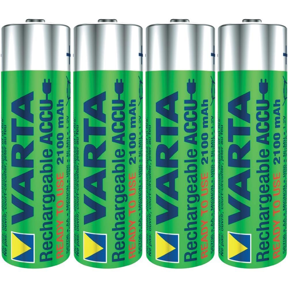 VARTA Batterij AA 4 stuks 2100 mAh - Oplaadbaar