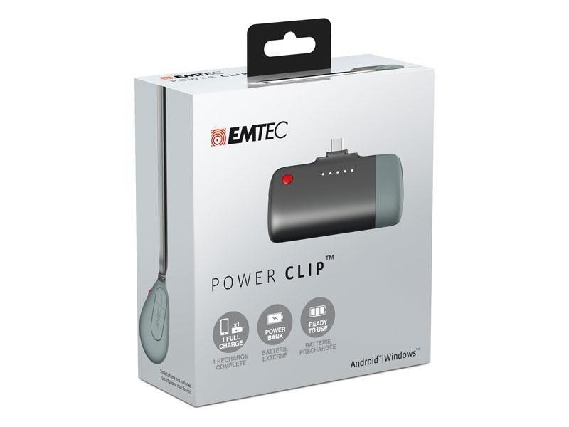 EMTEC Power Clip U400 Android 2600 mAh Powerbank