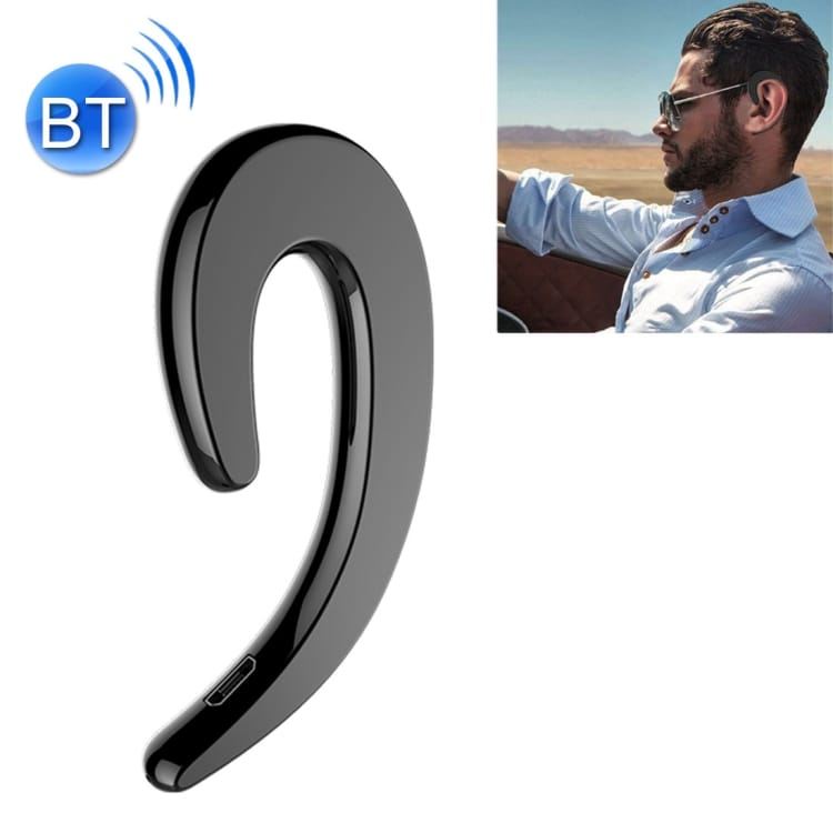 B18 Audio Bone Bluetooth Headset Zwart