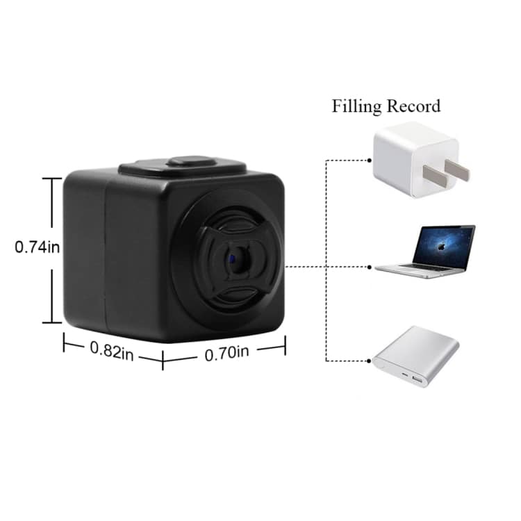 D5 Minicamera 1.0MP Bewegingsdetector