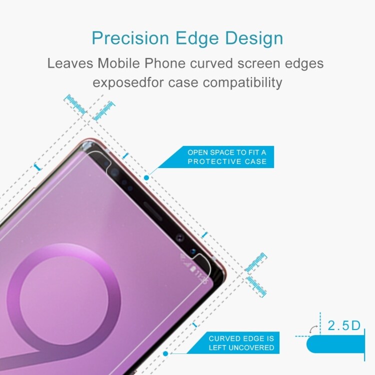 2-pack Gehard glazen beschermfolie Samsung Galaxy Note 9