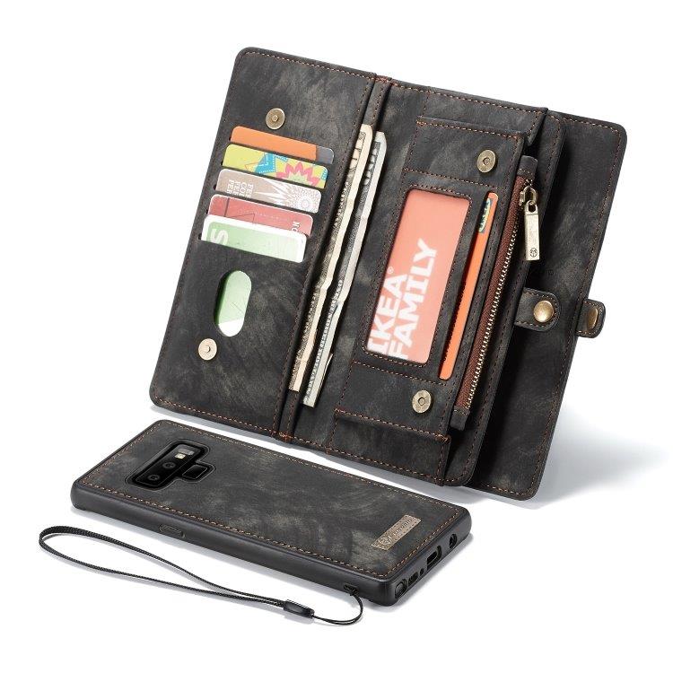 Case-Me-008 portemonnee-foudraal  Samsung Galaxy Note 9 - Zwart