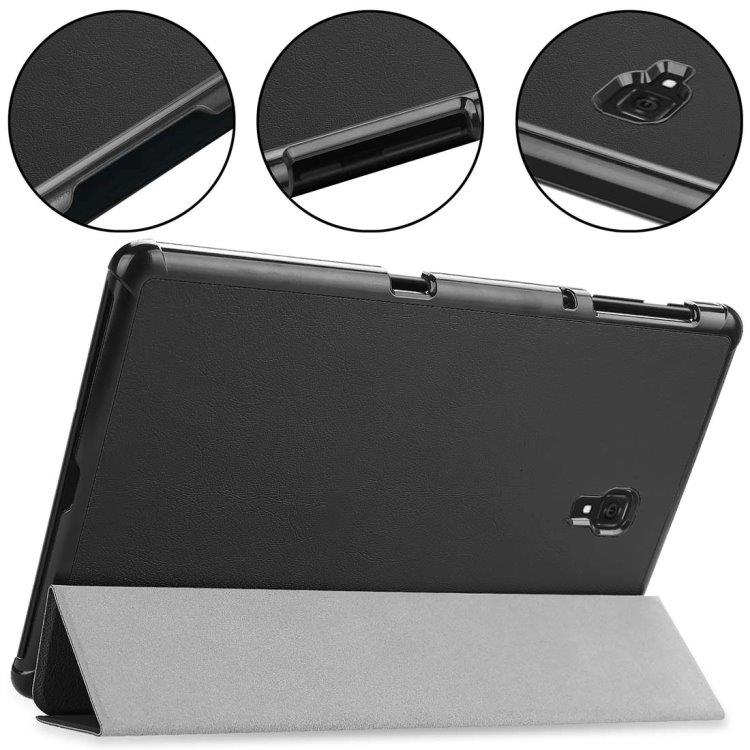 Trifold beschermcase / tablet-foudraal voor  Samsung Galaxy Tab A 10.5 / T595 / T590 - Zwart