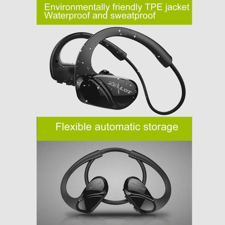 ZEALOT H6 Sport Bluetooth Headset - Zwart