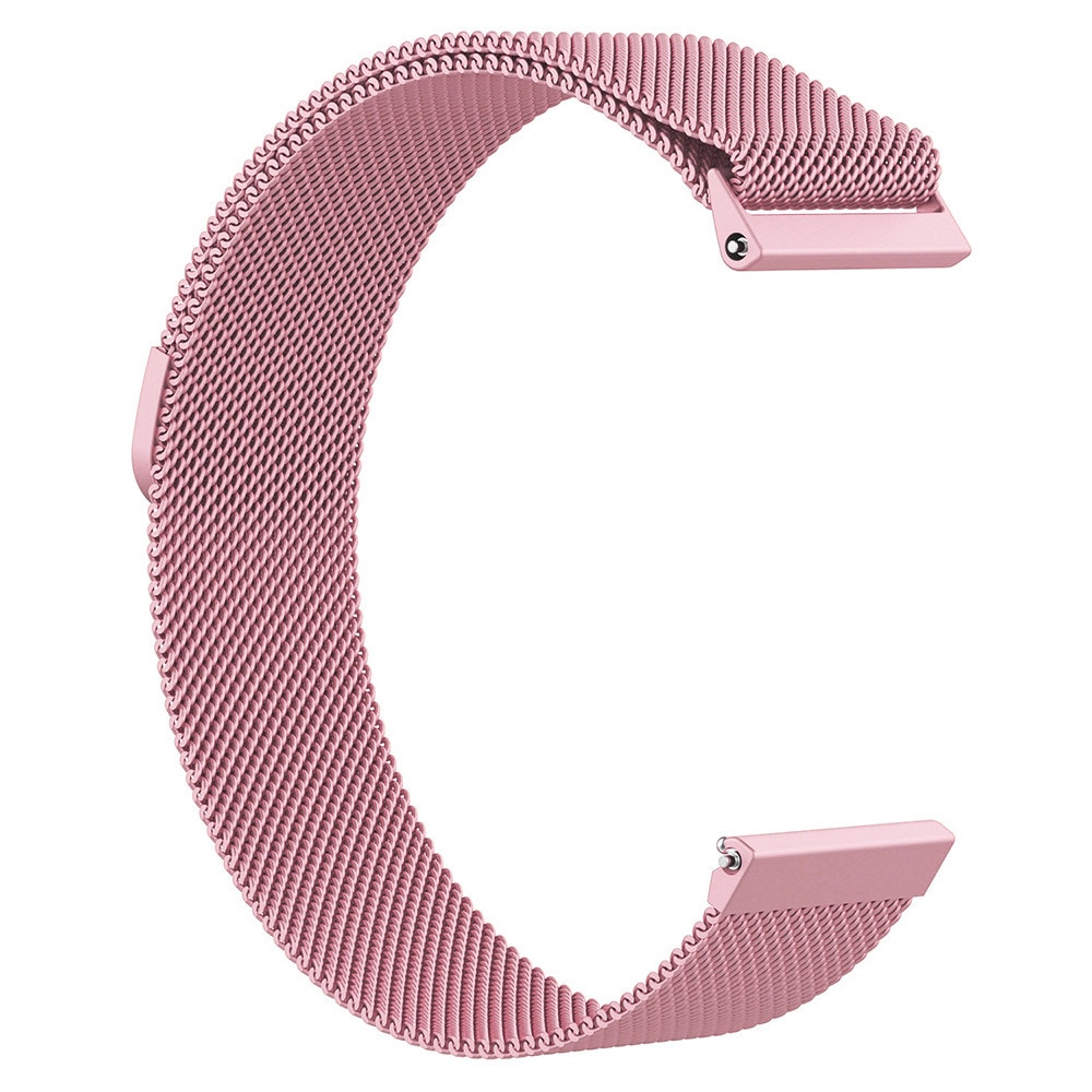 Armband Milanese Lus Fitbit Versa Roze