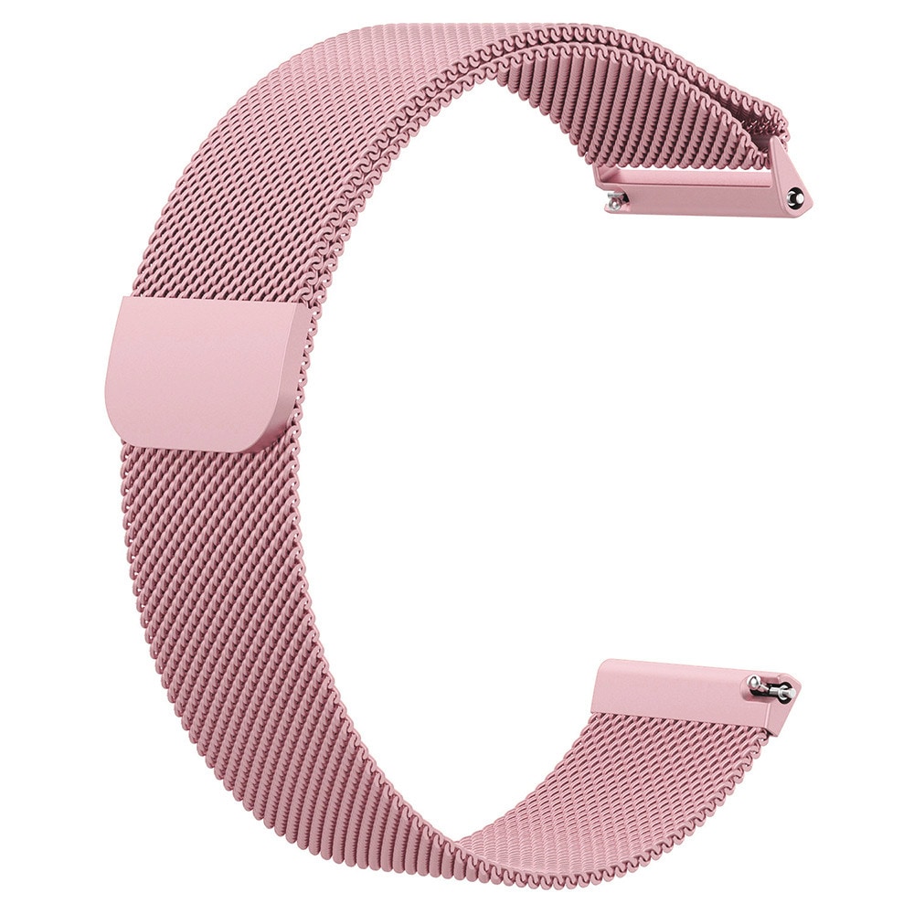 Armband Milanese Lus Fitbit Versa Roze