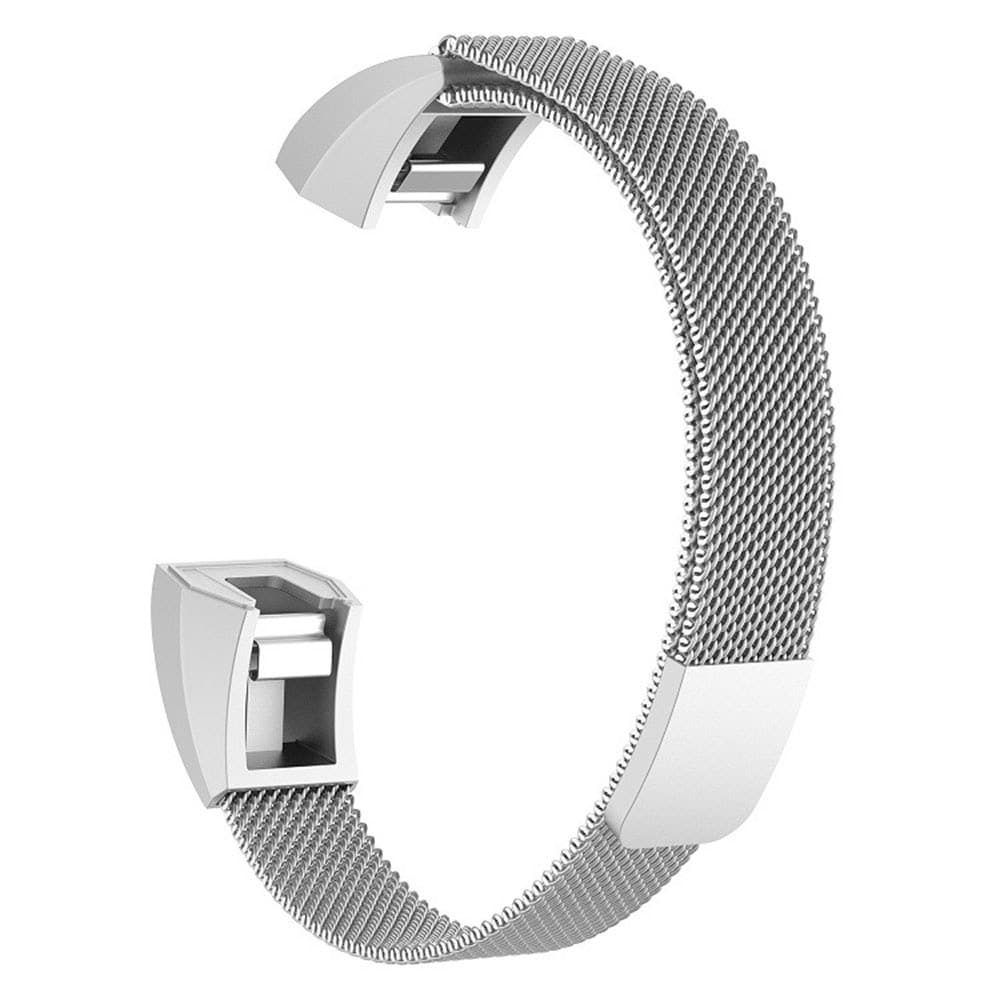 Armband Milanese lus Fitbit Alta / Alta HR - Zilver