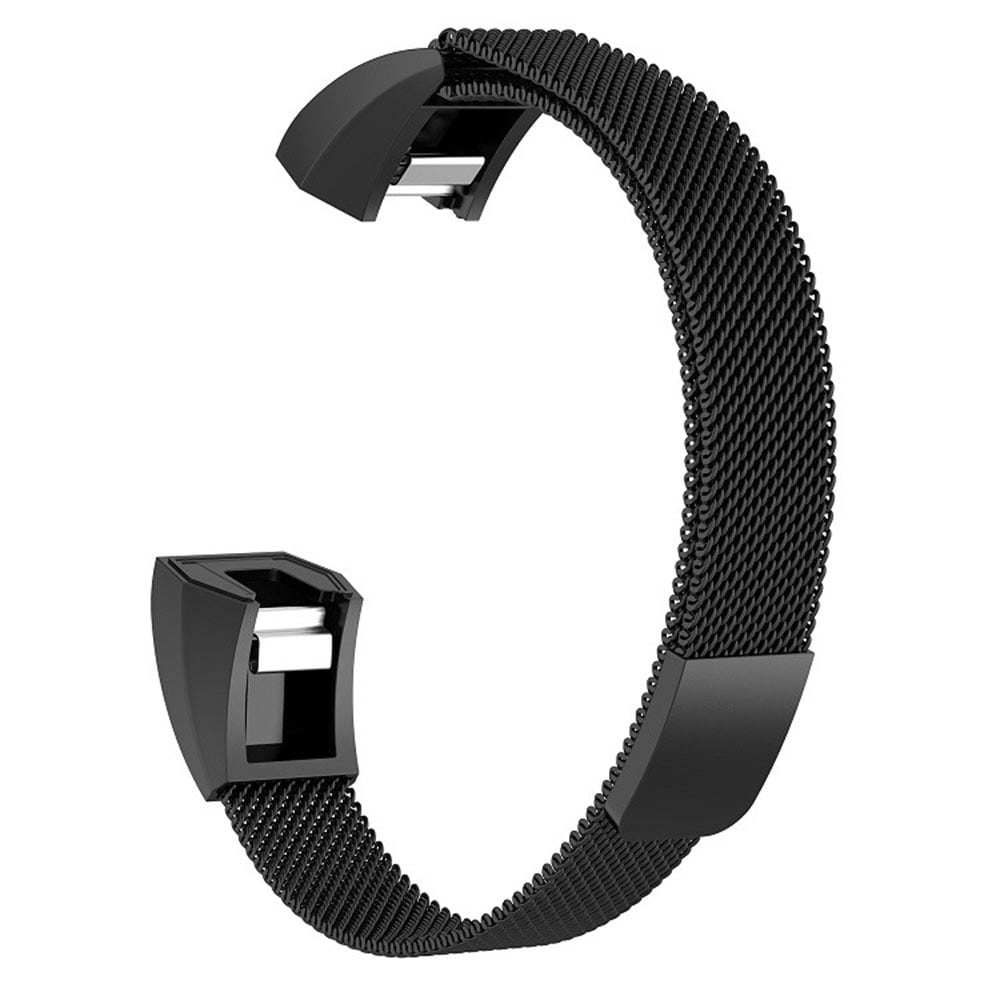 Armband Milanese lus voor Fitbit Alta / Alta HR - Zwart