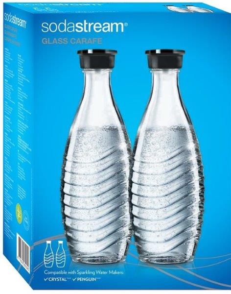 SodaStream Duapack glazen karaf - 2 stuks