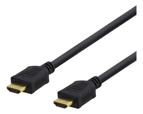 High-Speed ​​HDMI-kabel, 5 m, Ethernet, 4K UHD, zwart