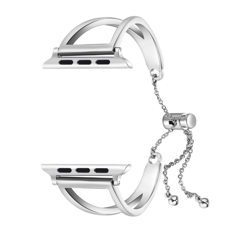 Armband Metall V voor Apple Watch 38mm - Zilver