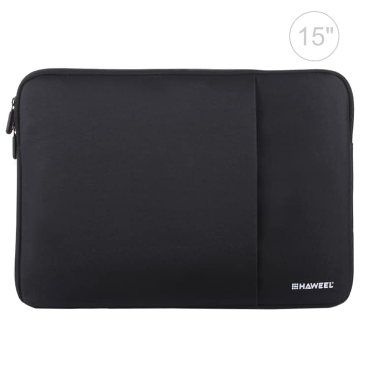 HAWEEL 15" Sleeve Foudraal Laptop Zwart