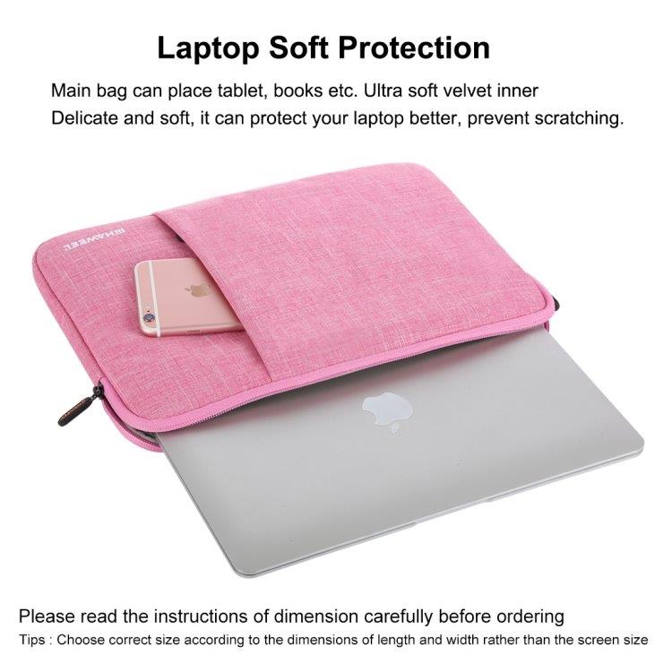 HAWEEL 11" Sleeve Tas Laptop Roze