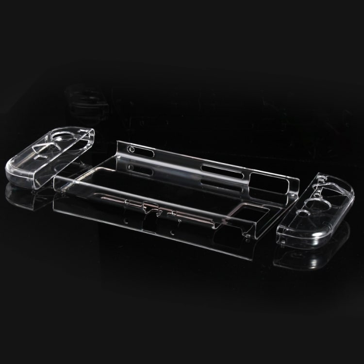Crystal Hard Case Nintendo Switch Body Gamepad - Doorzichtig