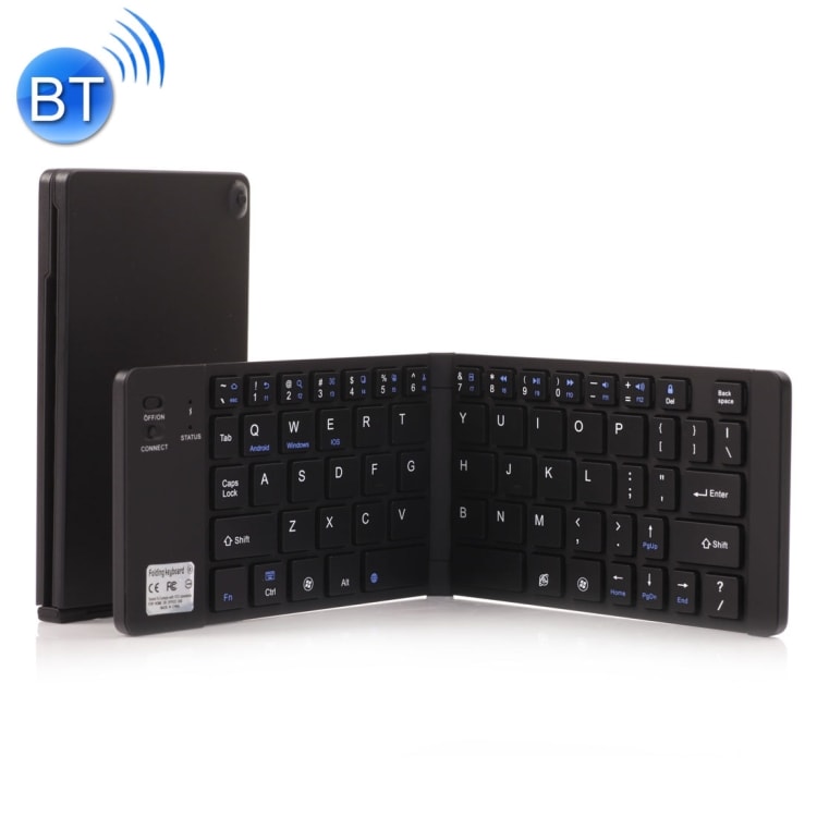 Opvouwbaar Bluetooth-toetsenbord - zwart
