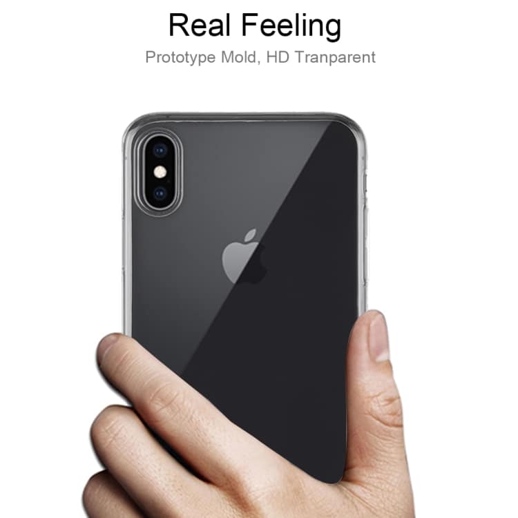 Ultradunne achterkant / mobiele hoes voor iPhone XS Max - Transparant