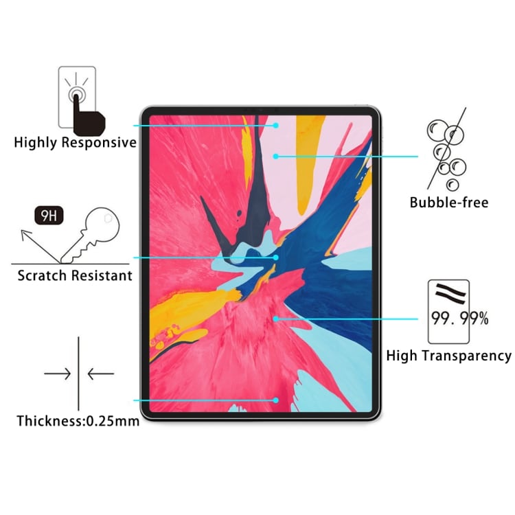 Gehard glazen Displaybeschermer 0.26mm 9H iPad Pro 11"