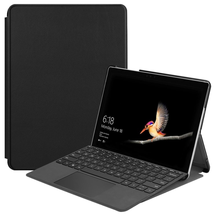 Custer foudraal met standaard voor Microsoft Surface Go - Zwart