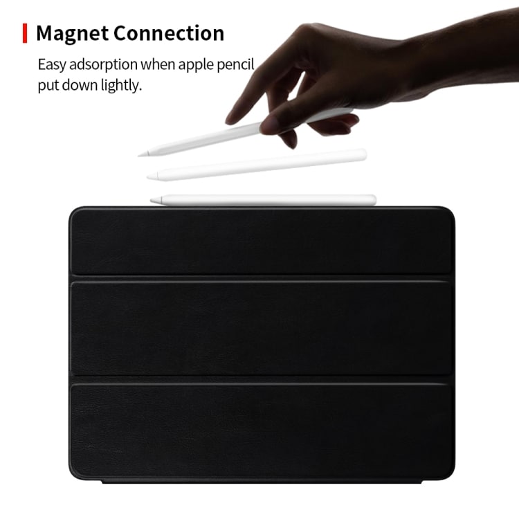 Trifold magneet-foudraal iPad Pro 11" 2018 - Zwart