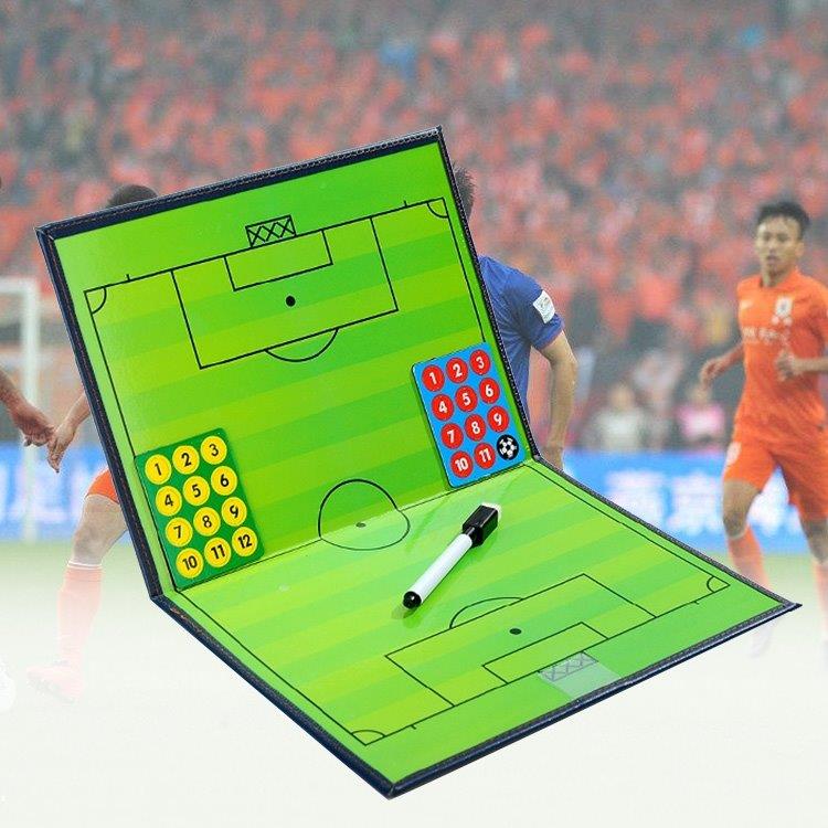 Opvouwbaar mgnetisch taktiekbord voor voetbal